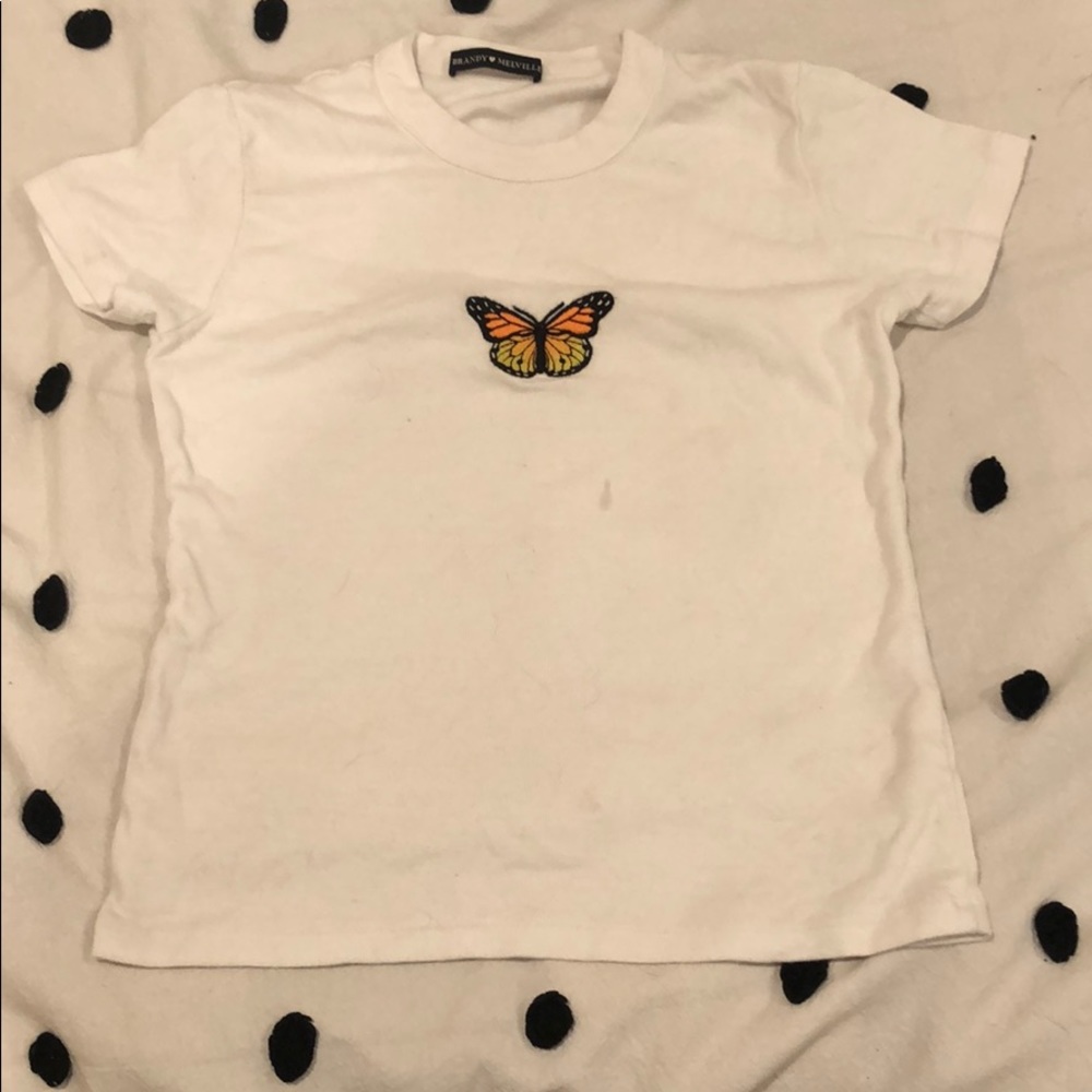 brandy melville butterfly shirt